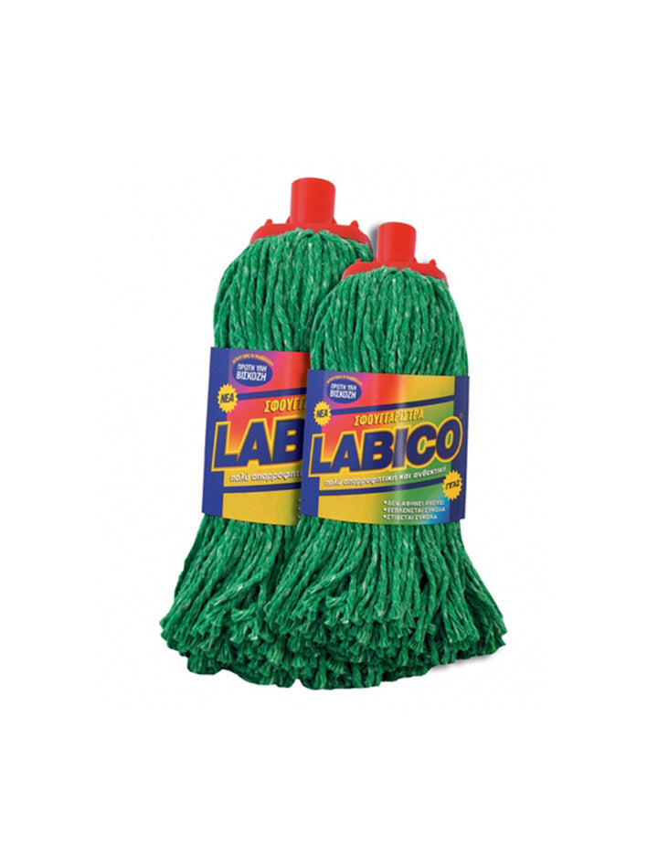 Hotelware ecofusion green yarn mop