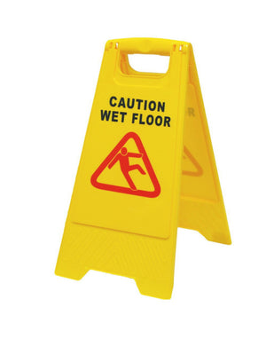 Hotelware ecofusion Caution wet floor yellow sign