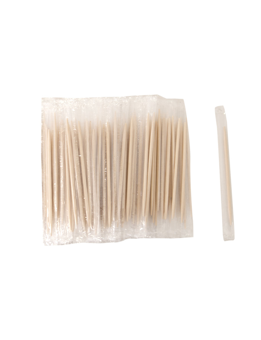 Hotelware ecofusion INDIVIDUALLY PACKED Wooden Toothpicks