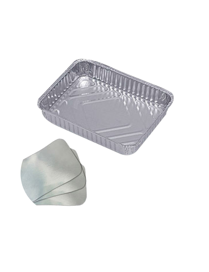 Hotelware ecofusion small Single-use aluminium baking tray with lid