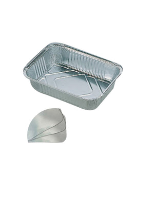 Hotelware ecofusion medium Single-use aluminium baking tray with lid