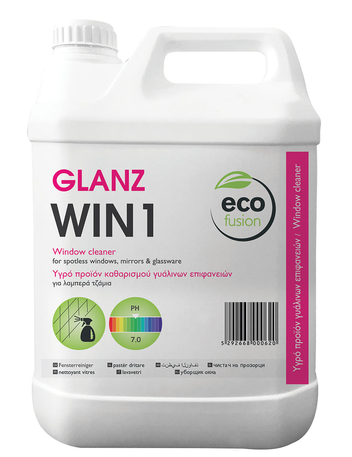 Hotelware ecofusion GLANZ WIN1 - window cleaner ammonia free - 5L
