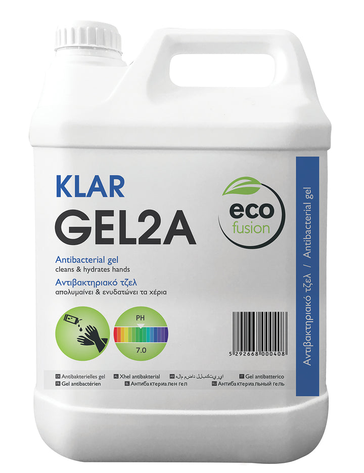 Hotelware ecofusion KLAR GEL2A - alcohol based disinfection gel - 5L