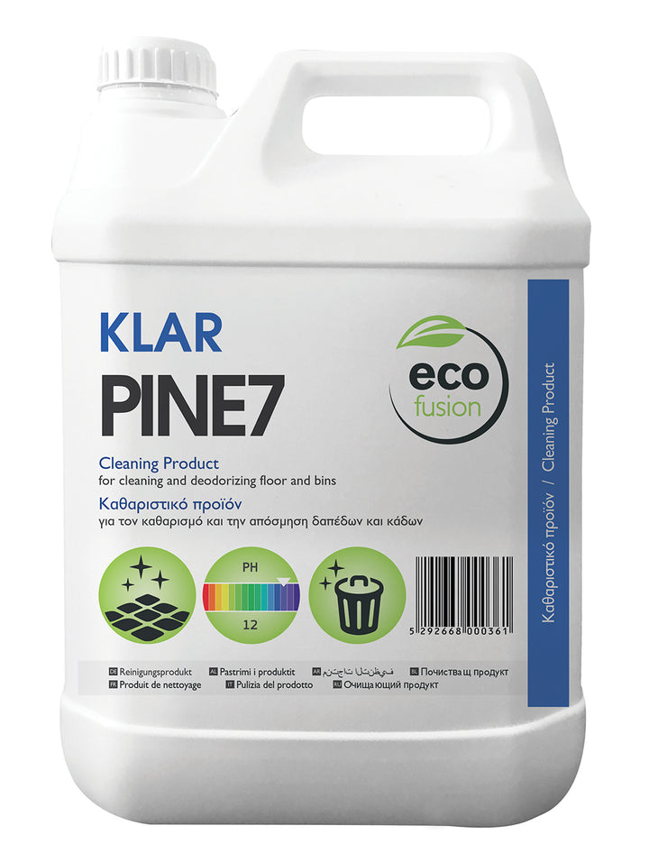 Hotelware ecofusion KLAR PINE7 - disinfectant cleaner for non food areas - 5L