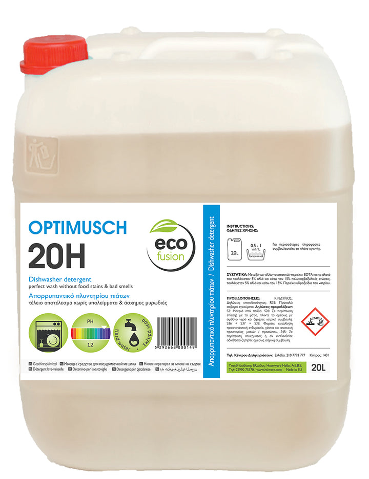 Hotelware ecofusion OPTIMUSCH 20H - dishwasher detergent 20L