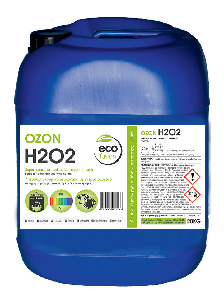 Hotelware ecofusion OZON H2O2 - OXYGEN BLEACH ADDITIVE 20kg