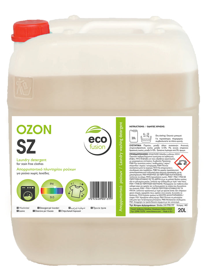 Hotelware ecofusion OZON SZ - CONCENTRATED LAUNDRY DETERGENT - 20L