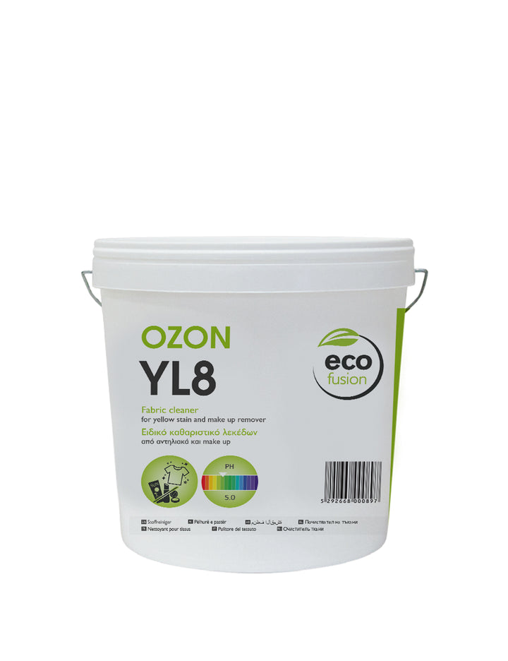 Hotelware ecofusion OZON YL8 - SUNSCREEN AND MAKEUP CLEANER LAUNDRY ADDITIVE - 4KG