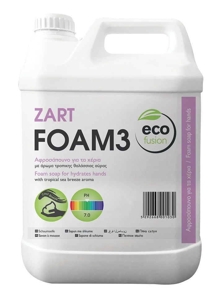 Hotelware ecofusion ZART FOAM3 - SEA BREEZE FOAM HAND SOAP - 5L